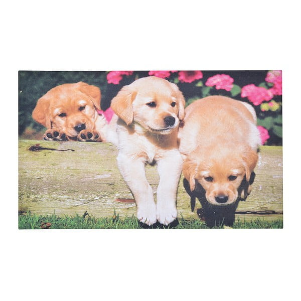 Podložka pod rohožku Esschert Design Doggies, 45,5 x 76 cm