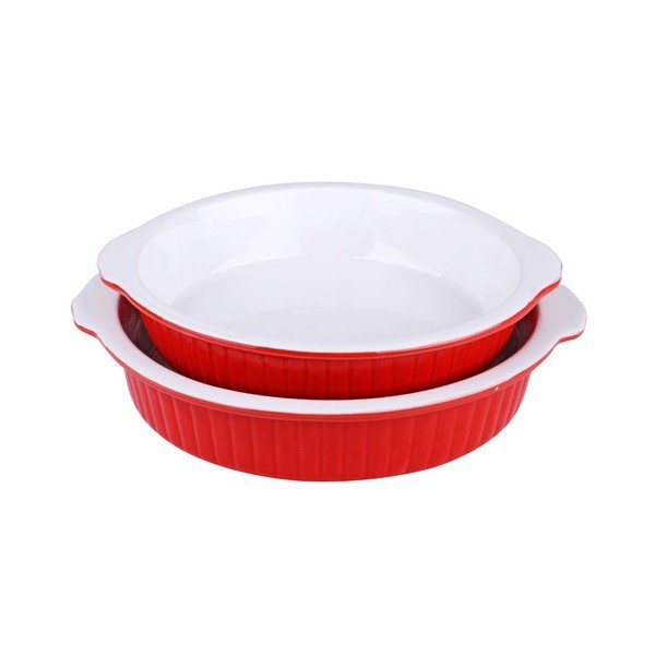 Комплект от 2 форми Round Red - Kitchenworld