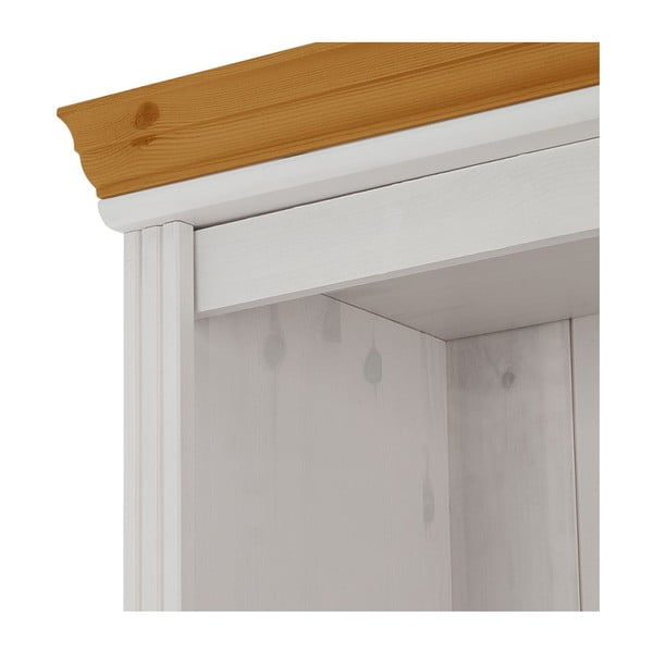 Бял TV комплект от от масивен бор 214x223 cm Anita – Støraa-image-4