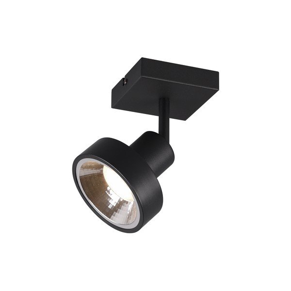 Черен прожектор ø 11 cm Leon – Trio-image-1