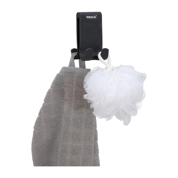 Черна силиконова двустранна стойка за окачване Verna - Wenko-image-4