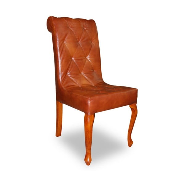 Oranžová  jídelní židle Massive Home Katie