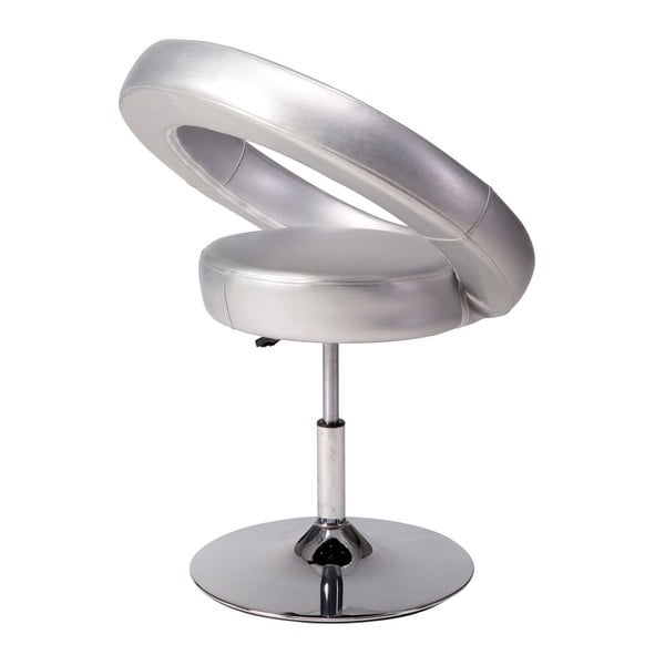 Židle ve stříbrné barvě Mauro Ferretti Saturn
