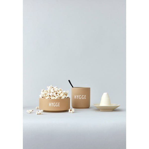Бежова порцеланова чаша 300 ml Hygge - Design Letters-image-1