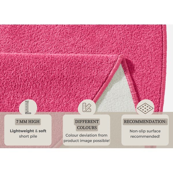 Розов кръгъл килим ø 133 cm Fancy – Hanse Home-image-4