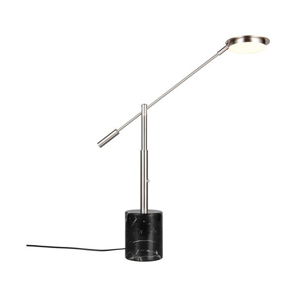 LED настолна лампа в черен и сребрист цвят (височина 65 cm) Fiore – Trio Select