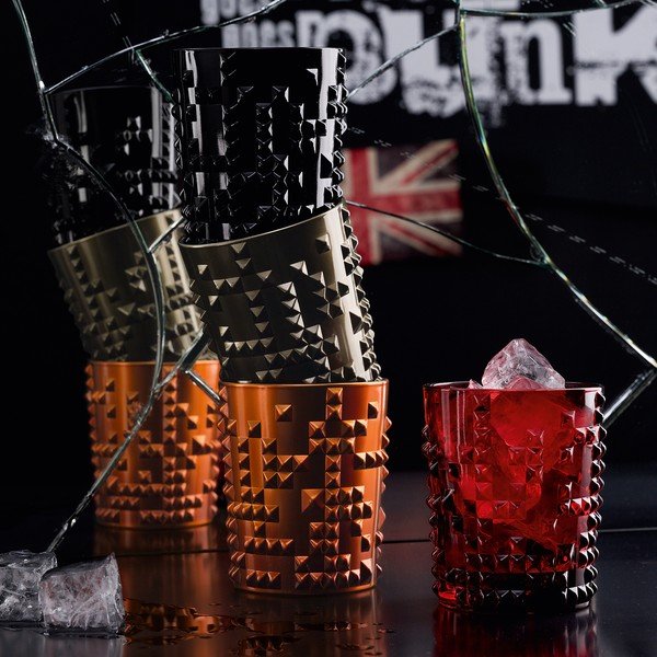 Oranžová sklenička z křišťálového skla Nachtmann Punk, 348 ml-image-1