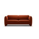 Кадифен диван в тухлен цвят 204 cm Georgia – Micadoni 