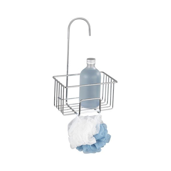 Висящ рафт за баня от неръждаема стомана в блестящо сребрист цвят Milito – Wenko-image-2