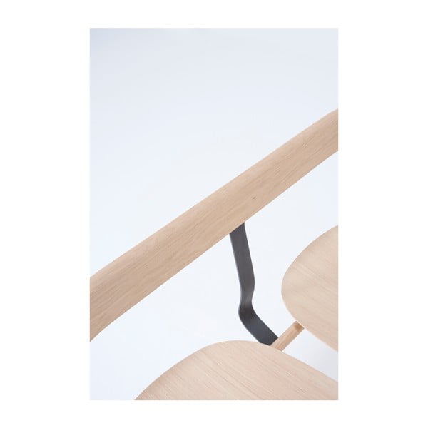 Пейка от естествено дъбово дърво Ava - Gazzda-image-4