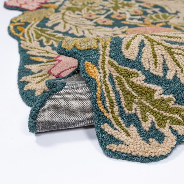 Ръчно изработен вълнен килим 120x170 cm Daphne Shaped Floral – Flair Rugs-image-2