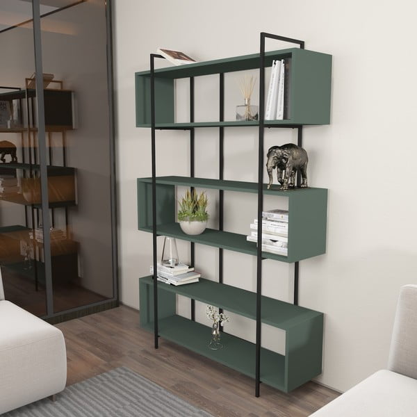 Зелена библиотека 120x180 cm Bruti – Kalune Design-image-3