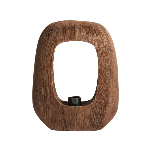 Кафява настолна лампа (височина 30 cm) Kelafo – Light & Living-image-4