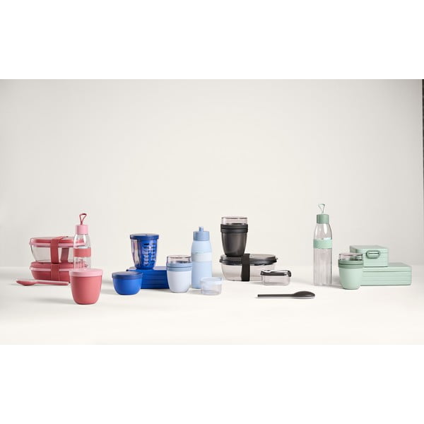 Кутия за обяд с 3 съда и вилица Vivid mauve – Mepal-image-4