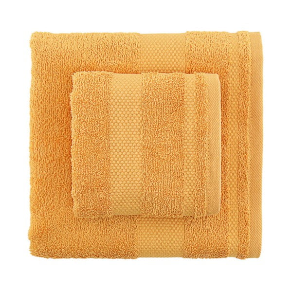 Sada 2 světle oranžových ručníků Clio