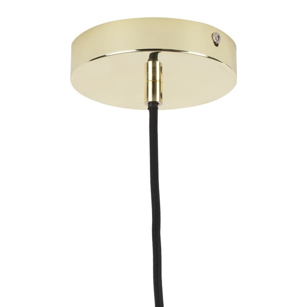 Метална висяща лампа в златист цвят Lucid, ø 35 cm - Leitmotiv-image-3