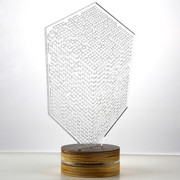 3D stolní lampa Squares-image-1
