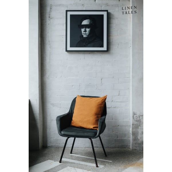 Ленена калъфка за възглавница 40x40 cm Hazelnut – Linen Tales-image-2