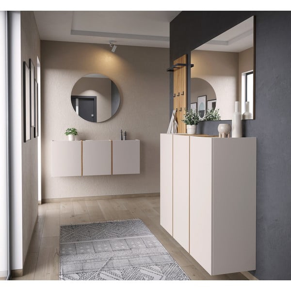 Кремав комплект за коридор 138x200x27 cm Libbiano – Germania-image-1