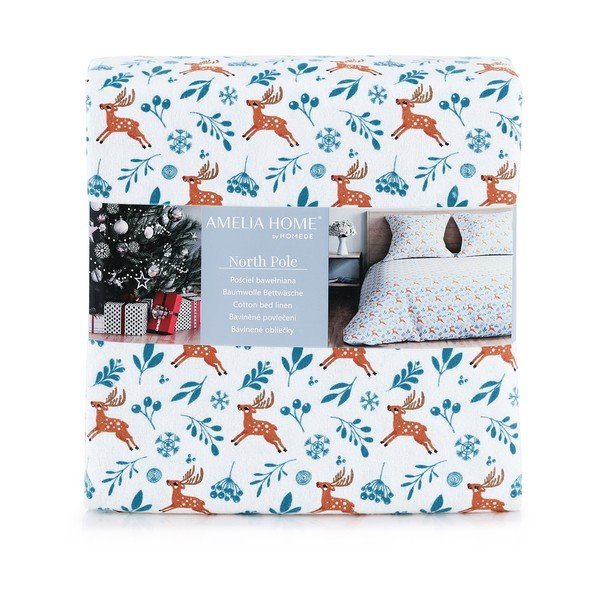 Фланелно спално бельо за двойно легло , 200 x 200 cm Snuggy Northpole - AmeliaHome-image-4