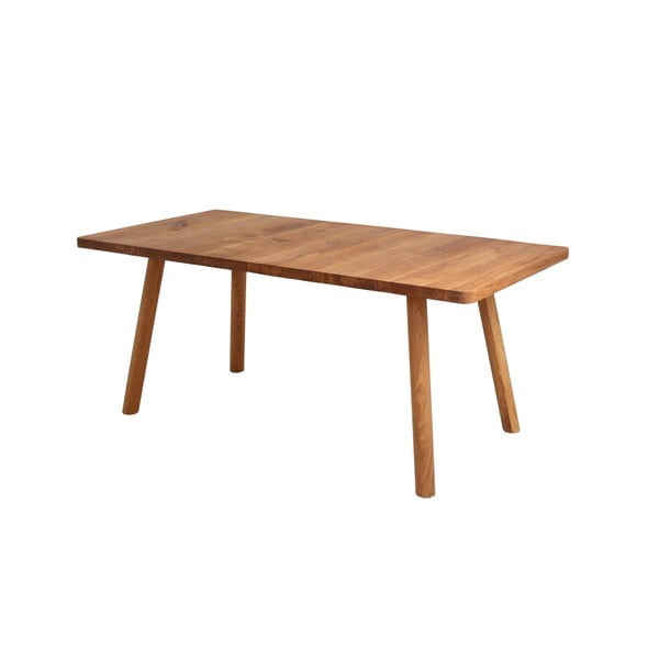 Jídelní stůl z dubového dřeva Custom Form Rubens, 180 x 90 cm
