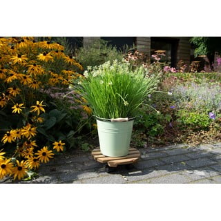 Дървена подвижна стойка за саксии ø 29 cm (височина 8 cm) Indoor & Outdoor – Esschert Design
