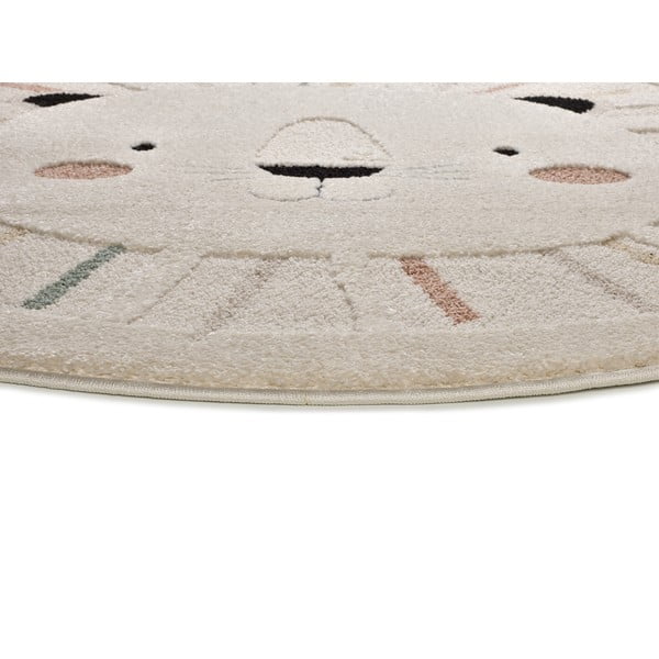 Кремав детски килим ø120 cm Clown – Universal-image-3