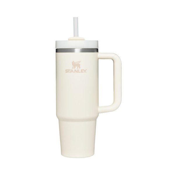 Кремав термос със сламка от неръждаема стомана 890 ml Quencher H2.O FlowState™ Tumbler Cream 2.0 – Stanley