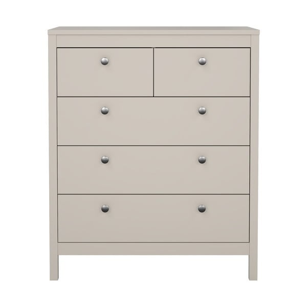 Сиво-бежов скрин 82x99x38 cm Madrid – Tvilum-image-2