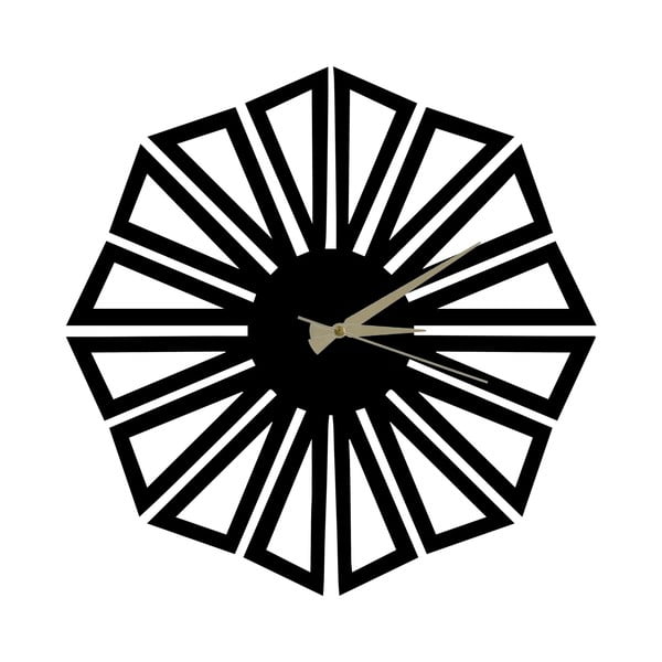 Метален часовник "Глухарче", ø 50 cm - Wallity
