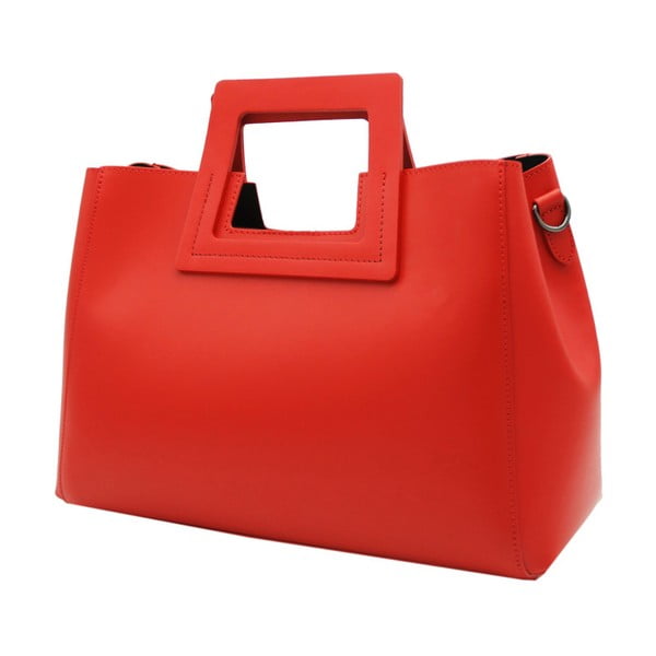 Червена чанта от естествена кожа Pietro - Andrea Cardone