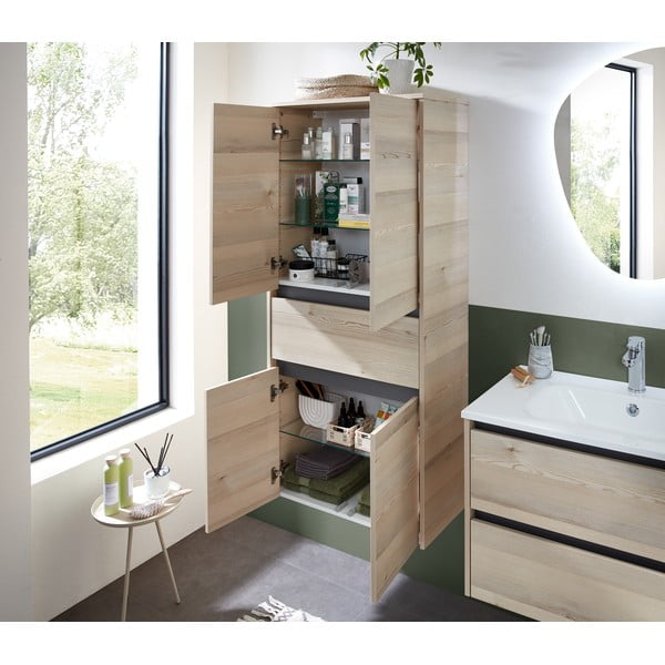 Стенно огледало със светлина 55x72 cm Quickset 393 – Pelipal-image-3