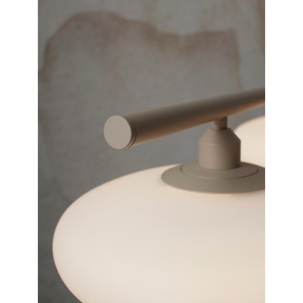 Кремаво висящо осветително тяло със стъклен абажур Sapporo – it's about RoMi-image-3