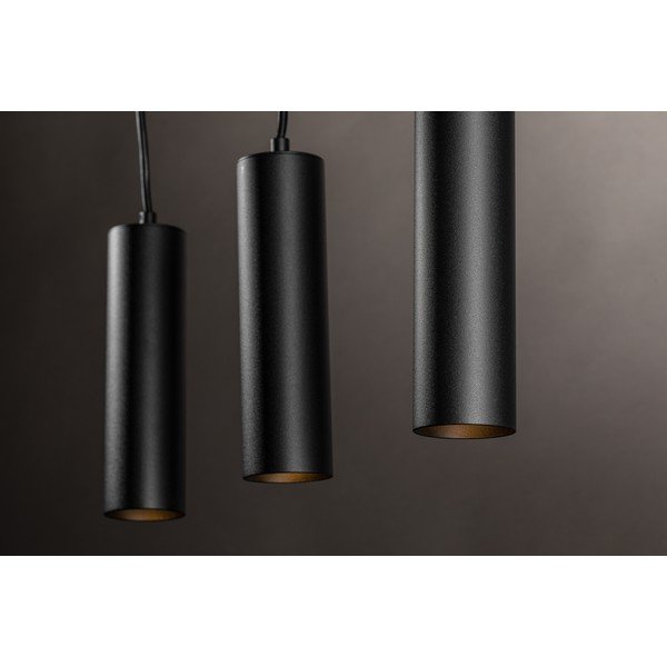 Черно висящо осветително тяло с метален абажур Tresos II – GTV-image-3