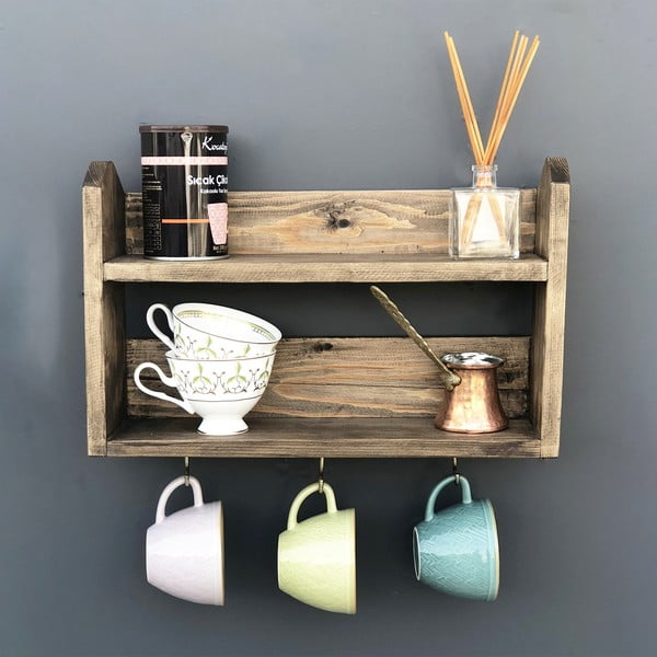 Ръчно изработен кухненски многофункционален рафт Bella - Evila Originals-image-1