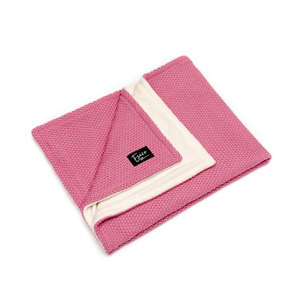 Розово бебешко плетено одеяло , 80 x 100 cm Winter - ESECO