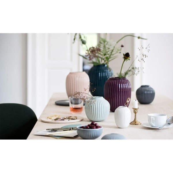 Ваза от антрацитен камък Hammershoi, ⌀ 13,5 cm Hammershøi - Kähler Design-image-3