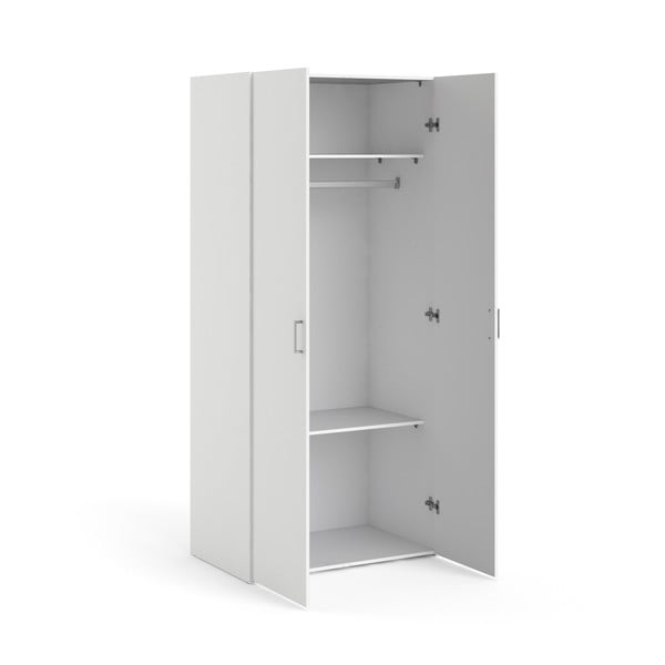 Бял гардероб 78x175 cm Space – Tvilum-image-4