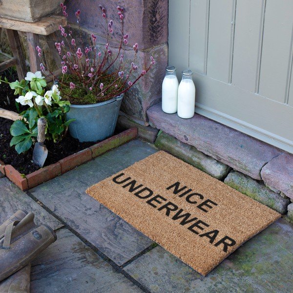 Изтривалка от кокосови влакна 40x60 cm Nice Underwear – Artsy Doormats-image-4