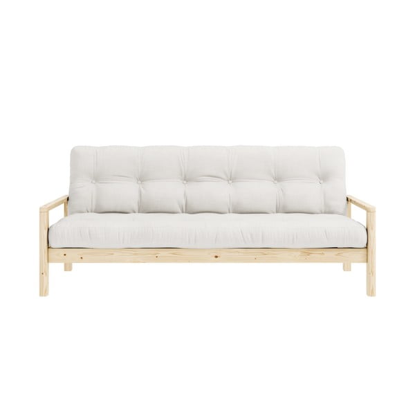 Кремав разтегателен диван 205 cm Knob - Karup Design