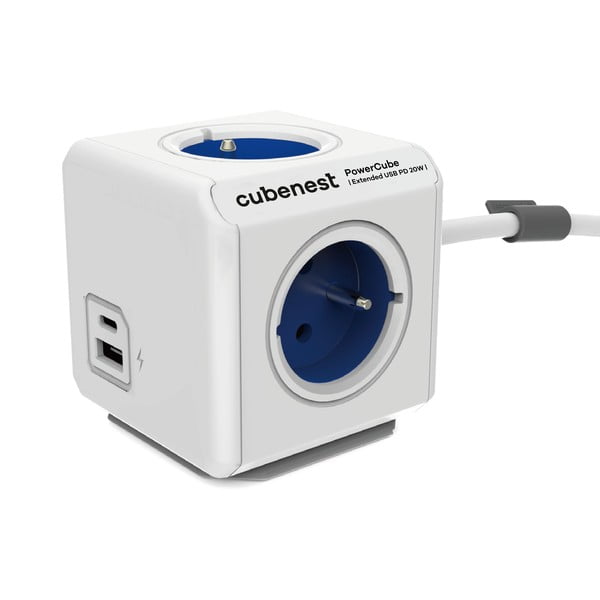 Извод за контакт 13 cm PowerCube Extended USB – Cubenest