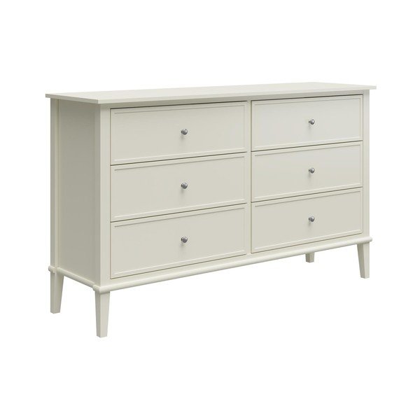 Бял нисък скрин 138x84 cm Franklin – Støraa-image-3