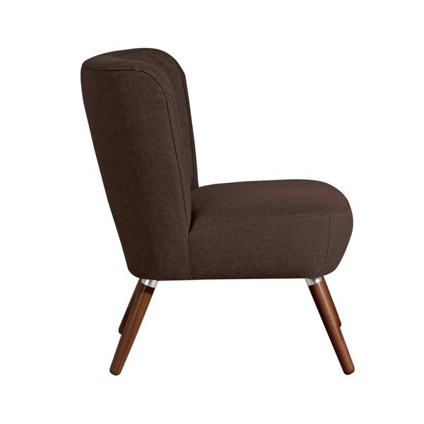 Tmavě hnědé křeslo Max Winzer Neele Chocolate Full-image-2