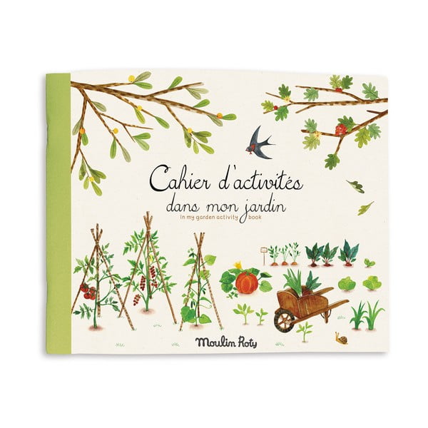 Книжка за оцветяване за малкия градинар - Moulin Roty