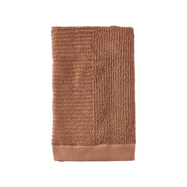 Оранжево-кафява памучна кърпа 50x100 cm Terracotta – Zone