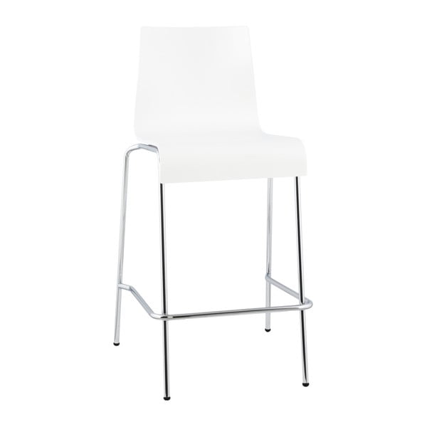Бял бар стол Cobe, височина на седалката 65 cm - Kokoon
