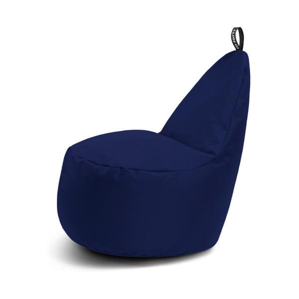 Тъмносин пуф Lull XL – So Soft?