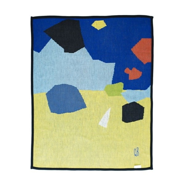 Плетено одеяло Геометричен пъзел, 80 x 110 cm - The Wild Hug