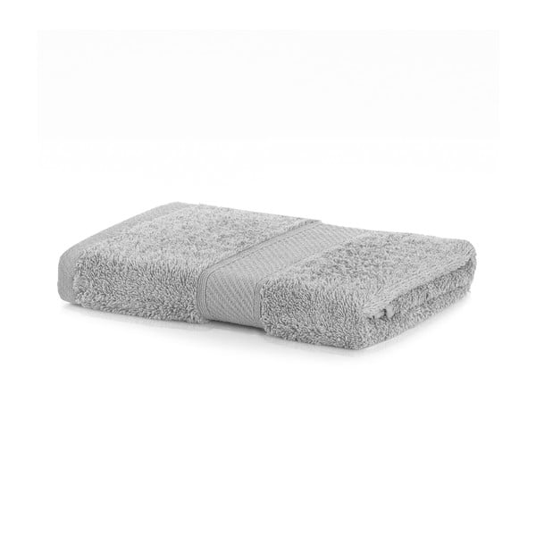Šedý ručník AmeliaHome Bamby Silver, 50 x 100 cm