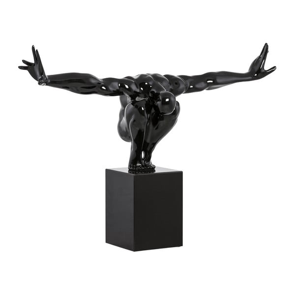 Черна декоративна статуетка Dive - Kokoon